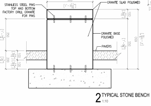 Granite bench 2